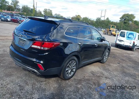 2017 Hyundai Santa Fe Limited из США, поврежденный, VIN KM8SN4HF5HU240753